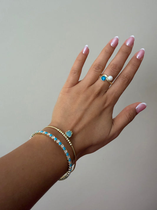 Vip 14K Blue Love Üçlü Kombin