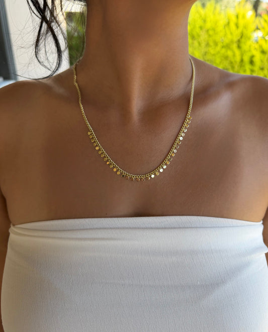 Vip 14K Pullu Kolye