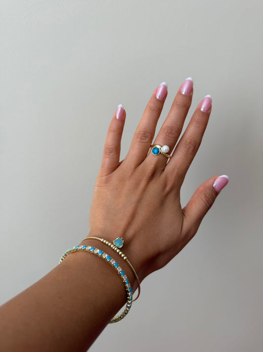 Vip 14K Blue Love Üçlü Kombin