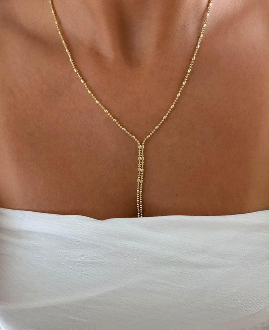 Vip 14K Y Choker Kolye